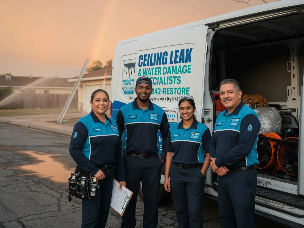 Ceiling Leak Cleanup company in Port Jefferson, OH